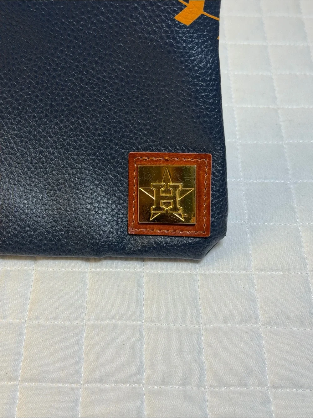 Houston Astros Baseball Wristlet Clutch